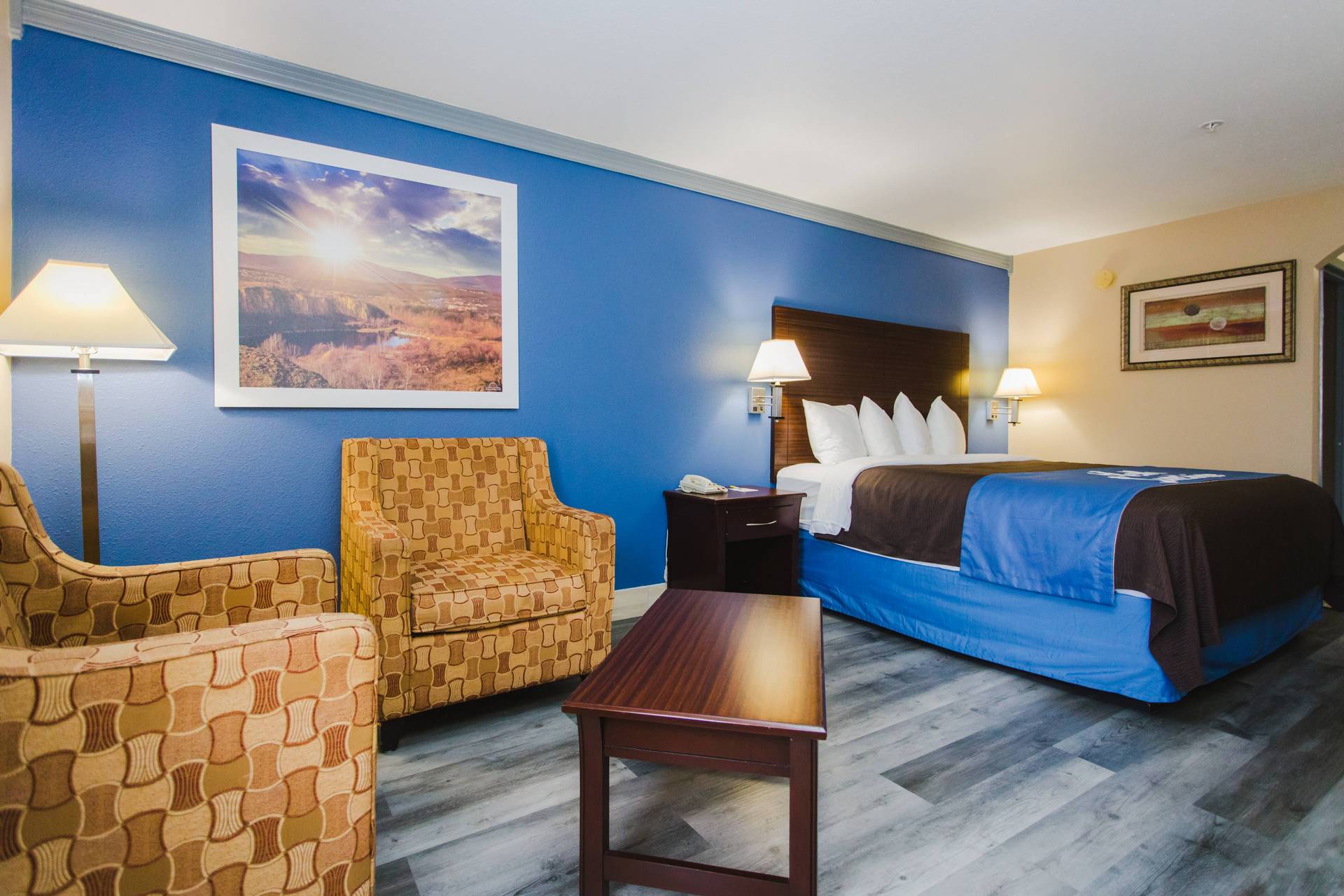 Relaxing Hotel Room with Premium Amenities